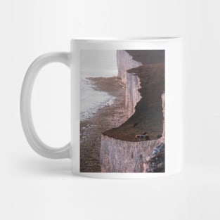 The Seven Sisters cliffs, East Sussex (cows) Mug